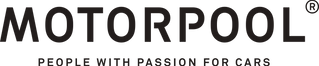 Motorpool - people with passion for cars, logo